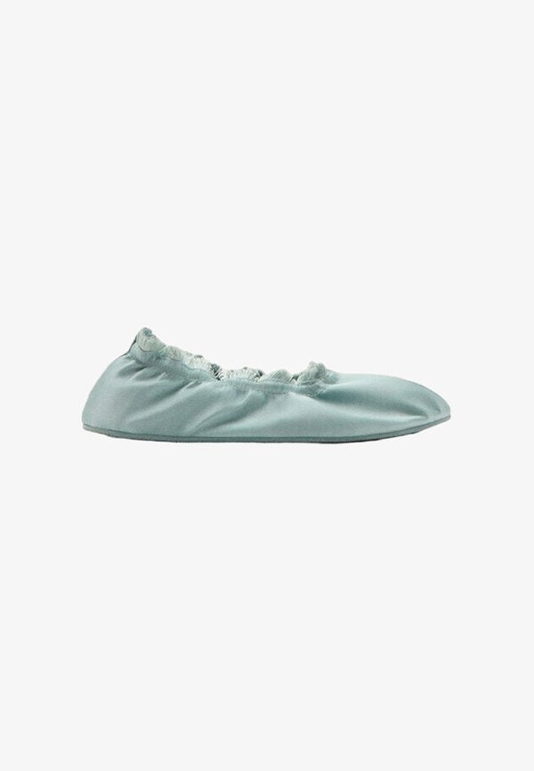 Mango Foldable ballet pumps - light blue