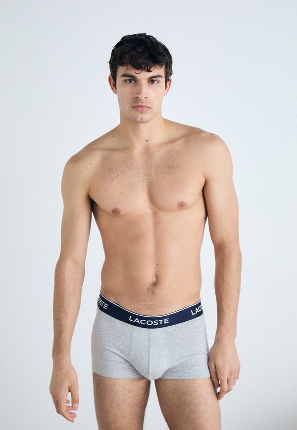 Lacoste COURTS 3 PACK - Trunks - silver chine