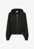 Bershka TECHNIC - ZIP UP HOODIE - Bomber Jacket - black