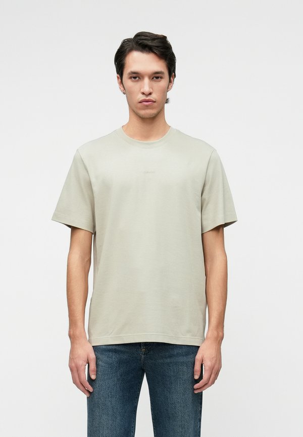 Calvin Klein STRETCH NANO TEE - Basic T-shirt - ancient marble