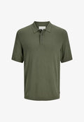 Jack & Jones Knitted Plain Knitted - Polo shirt - verde