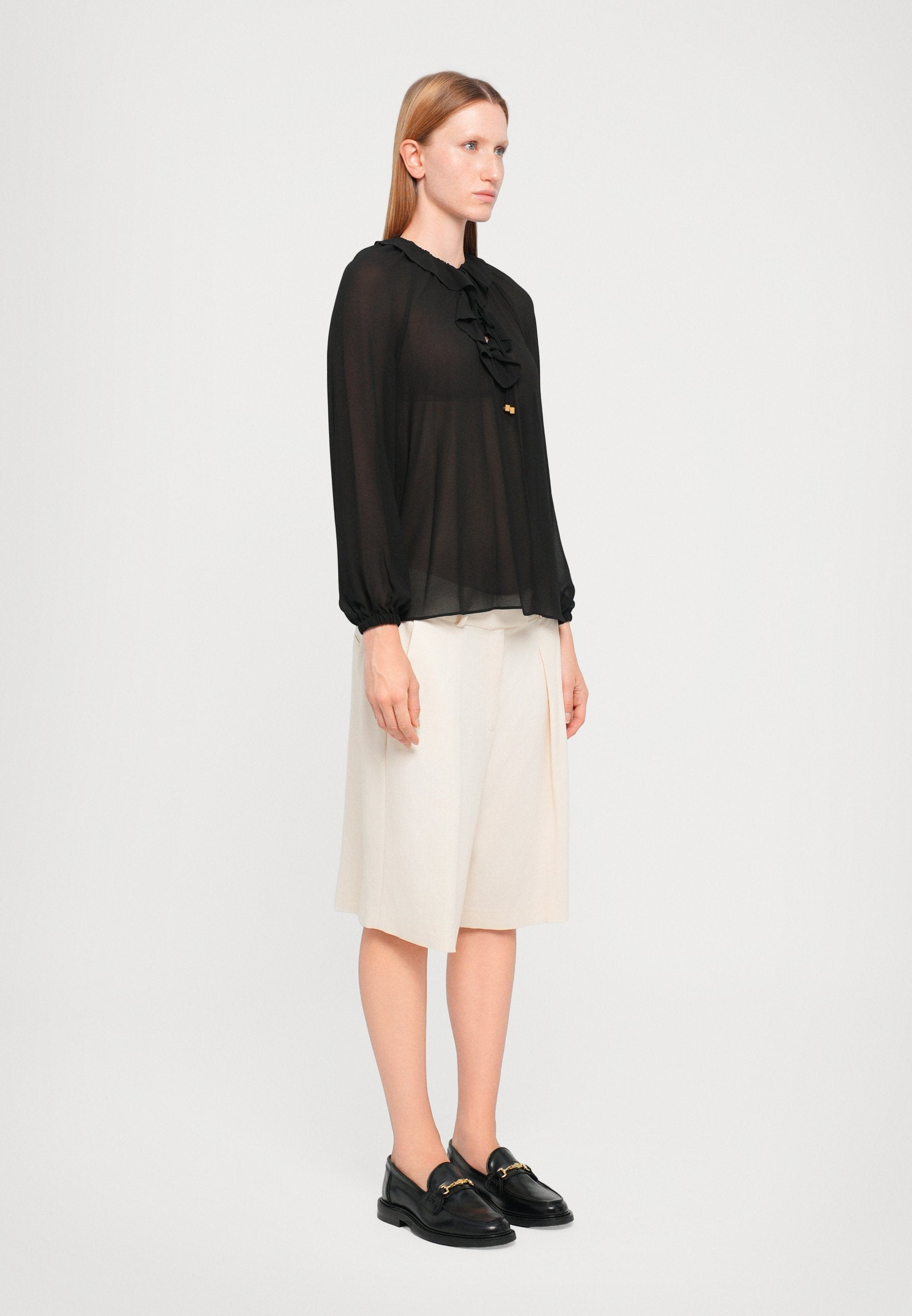 MICHAEL Michael Kors RUFFLE NECK
