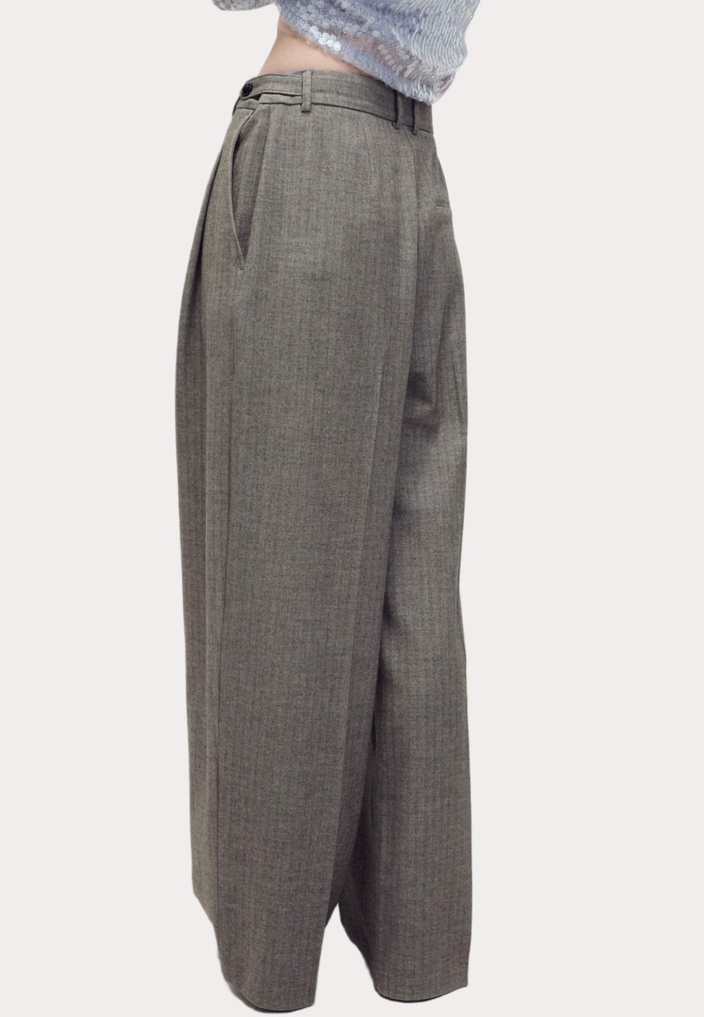 Marks & Spencer HERRINGBONE WIDE LEG