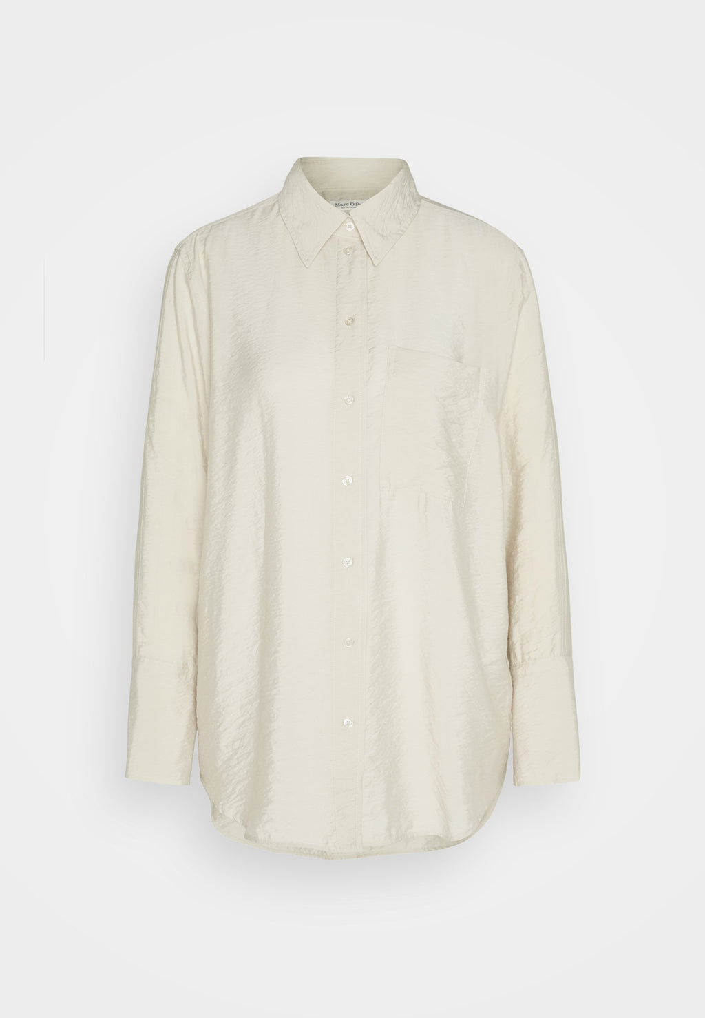 Marc O'Polo LONG SLEEVE KENT COLLAR CHEST POCKET SOLID