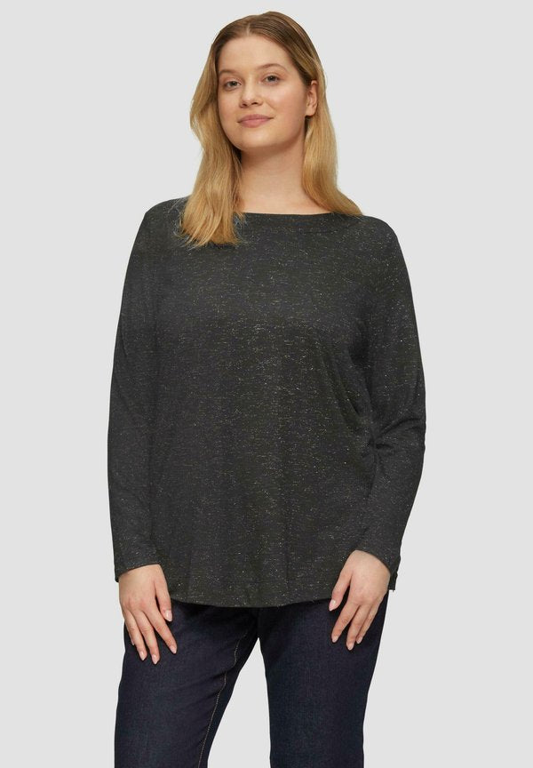 s.Oliver Long sleeved top - schwarz