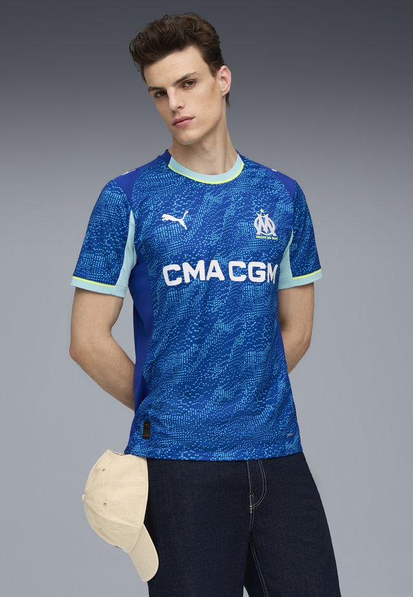 Puma OM 3RD JERSEY REPLICA - Sports T-shirt - vivid blue-bleu azur