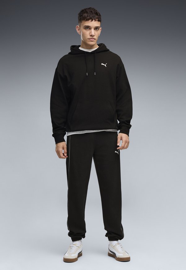 Puma ESSENTIALS ELEVATED RELAXED HOODIE - Hoodie - black