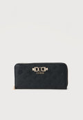 Guess ANISE LARGE ZIP AROUND - Wallet - black