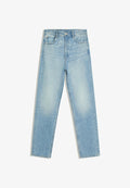Bershka STRAIGHT-LEG - JEANS - Straight leg jeans - light blue