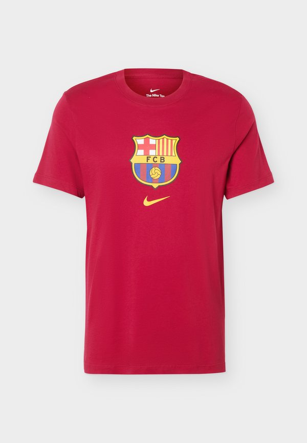 Nike Performance FC BARCELONA CREST TEE - Club wear - noble red
