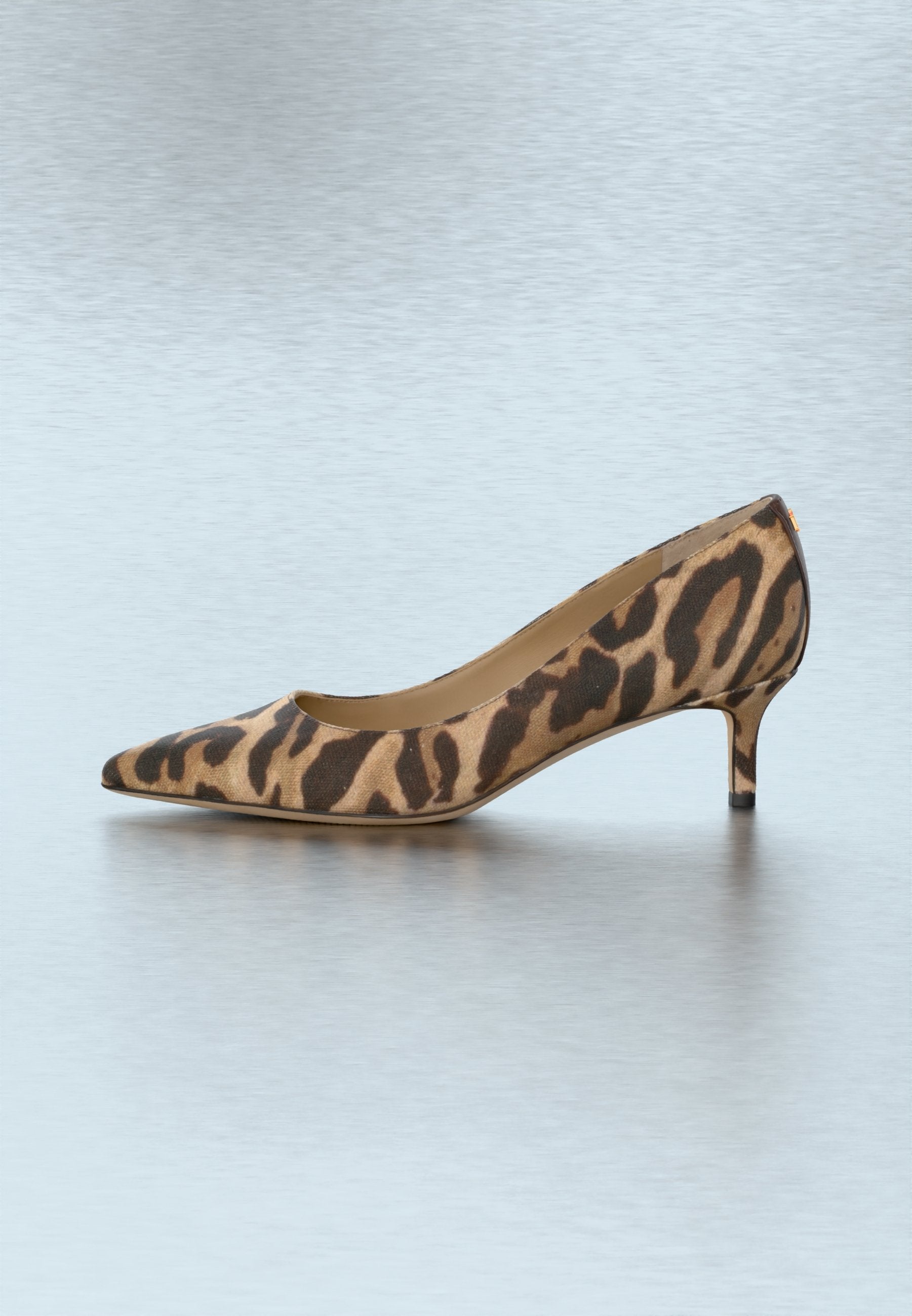 Lauren Ralph Lauren ADRIENNE ZEBRA-PRINT CANVAS PUMP