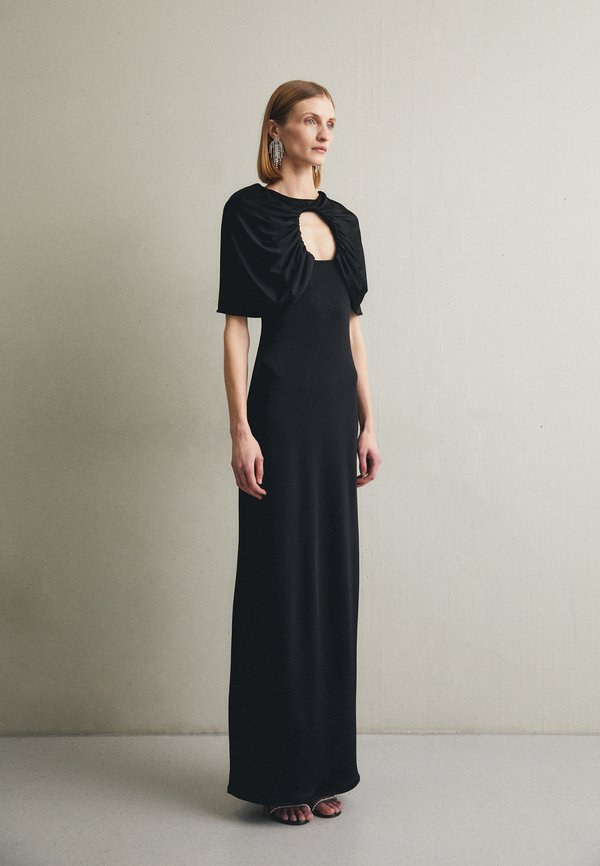 Et Ochs RUCHED CAPELET GOWN