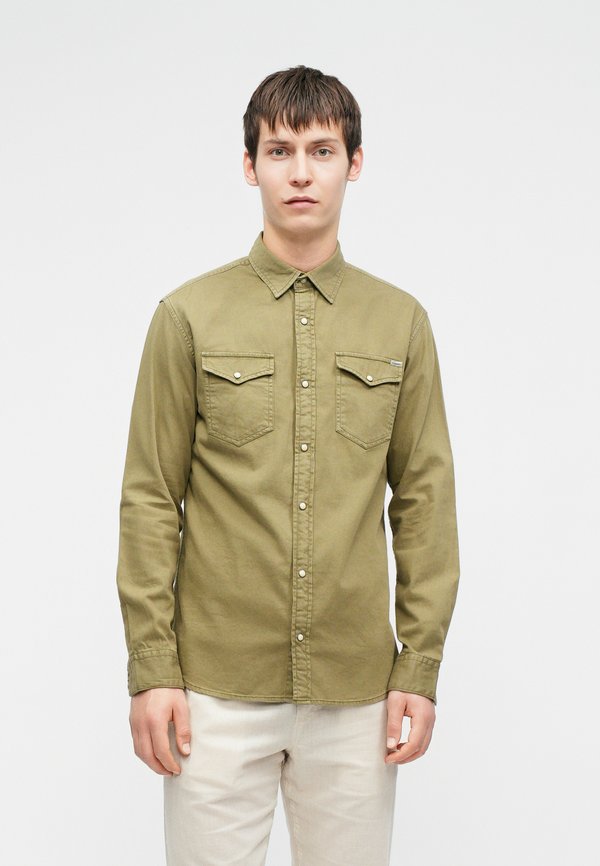 Jack & Jones JJESHERIDAN SHIRT L/S NOOS - Shirt - dark green