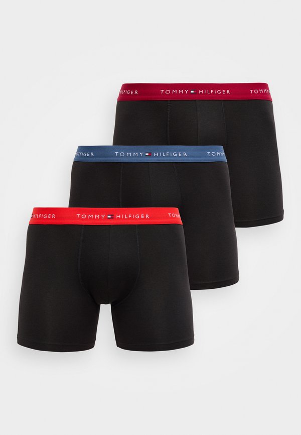 Tommy Hilfiger 3-PACK SIGNATURE LOGO WAISTBAND BOXER BRIEFS - Boxer briefs - red/sea/raspberry juice