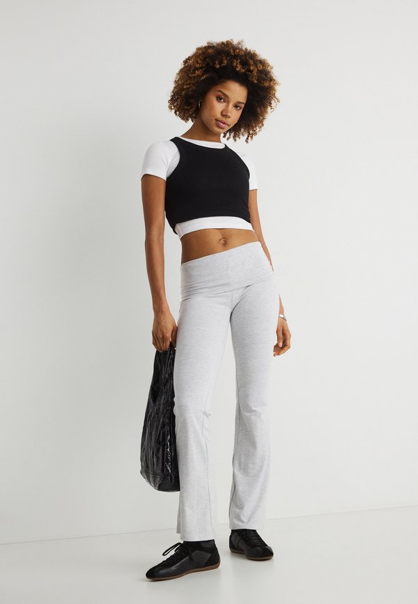 Gina Tricot SOFT TOUCH FOLDED TROUSERS
