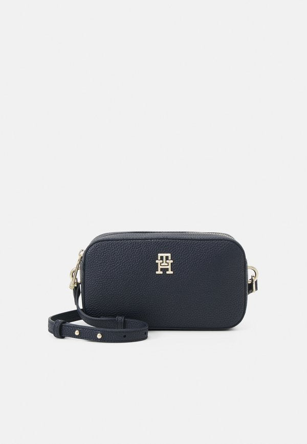 Tommy Hilfiger EMBLEM CAMERA BAG - Cross body bag - space blue