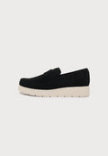 Calvin Klein HYBRID CITY LUG BAND - Slip-ons - black/dark ecru