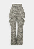 Sara Battaglia CUTTED PANTS
