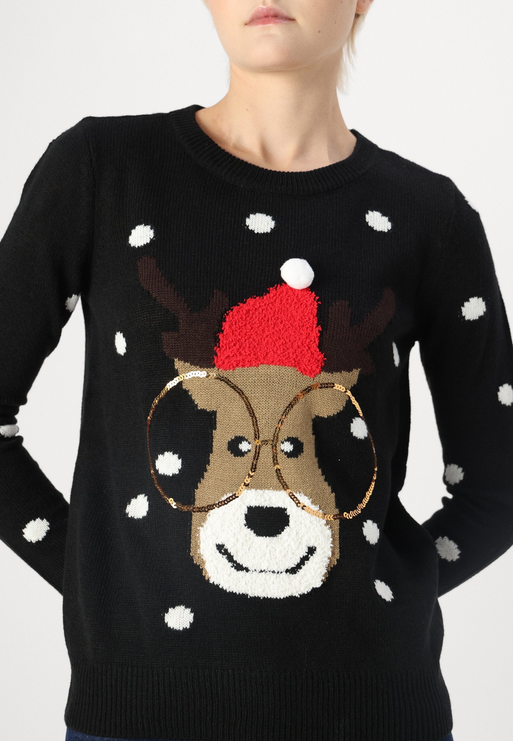 Vero Moda VMTINSEL LS O NECK NVL REP