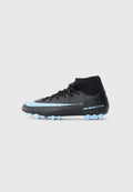 Nike Performance ZM 10 ACADEMY AG - Football boots artificial grass - black/ice blue