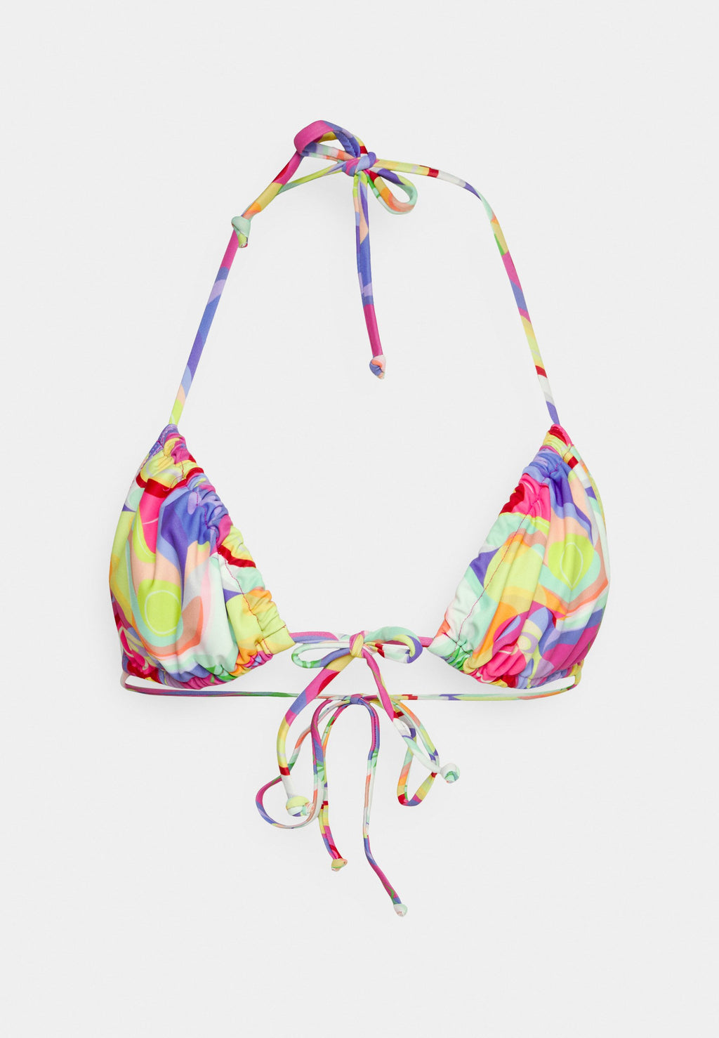 Missguided GIRAFFE PRINT TRIANGLE AND ITSY BITSY BOTTOM SET