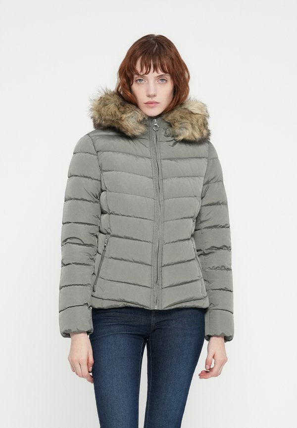 ONLY ONLELLAN HOOD LIFE - Winter jacket - castor gray