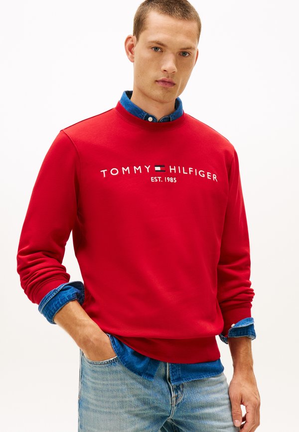 Tommy Hilfiger LOGO - Sweatshirt - medium red