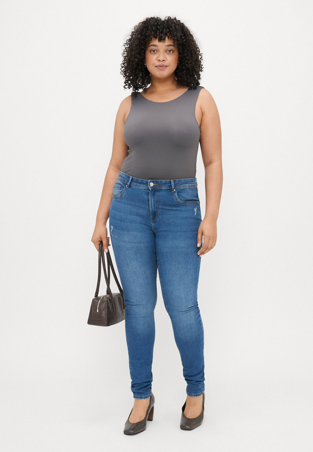 Skinny fit CARSALLY Mid waist Media 2