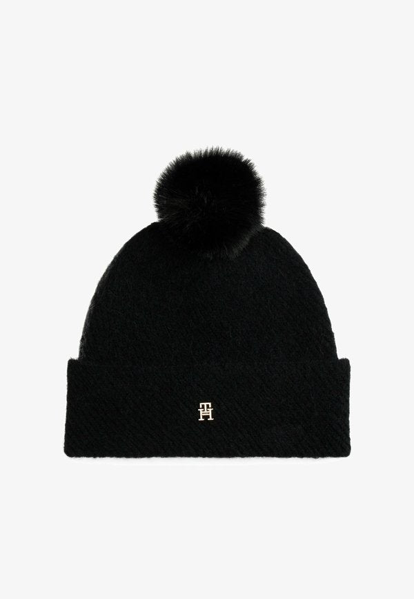 Tommy Hilfiger POM  - Beanie - black