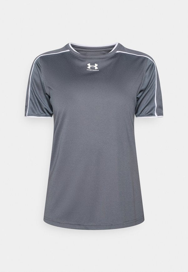 Under Armour CHALLENGER TRAIN - Print T-shirt - castlerock/white