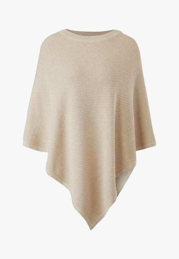 s.Oliver PONCHO - Cape - beige melange