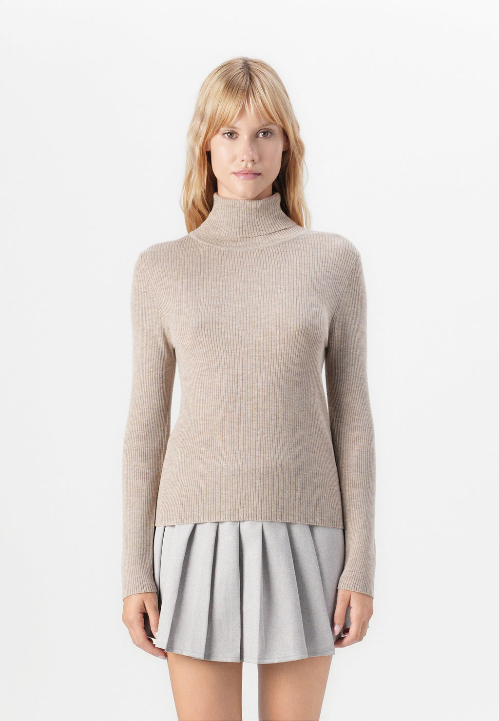 Selected Turtleneck Wool Blend