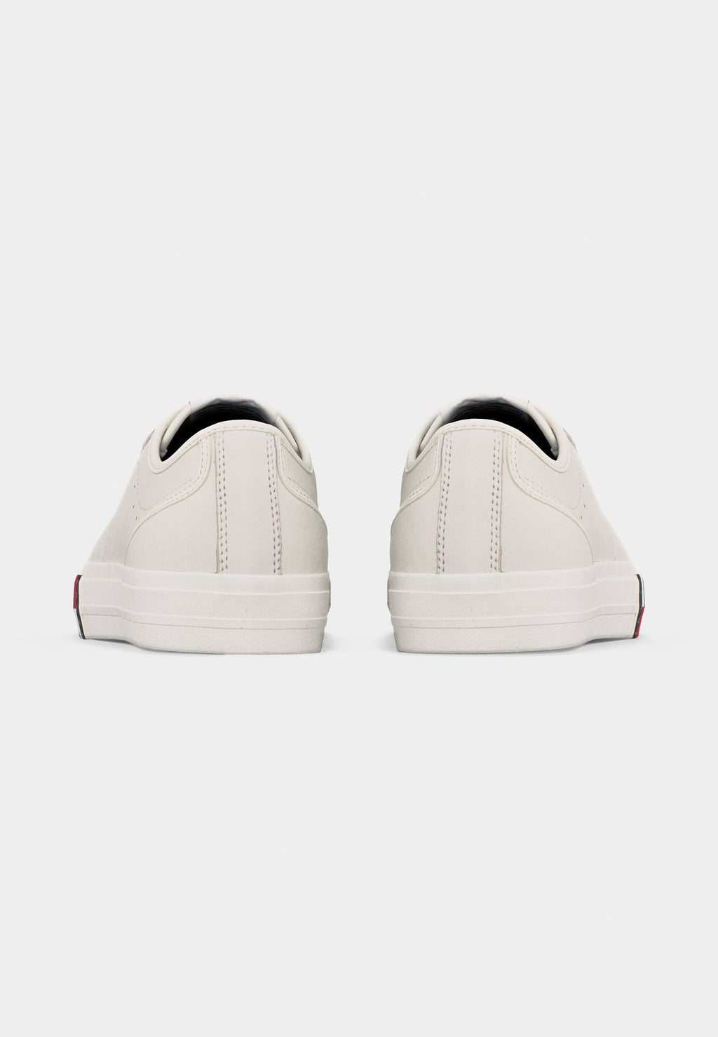 Tommy Jeans ARCHIVE FLAG STRIPE LEATHER TRAINERS