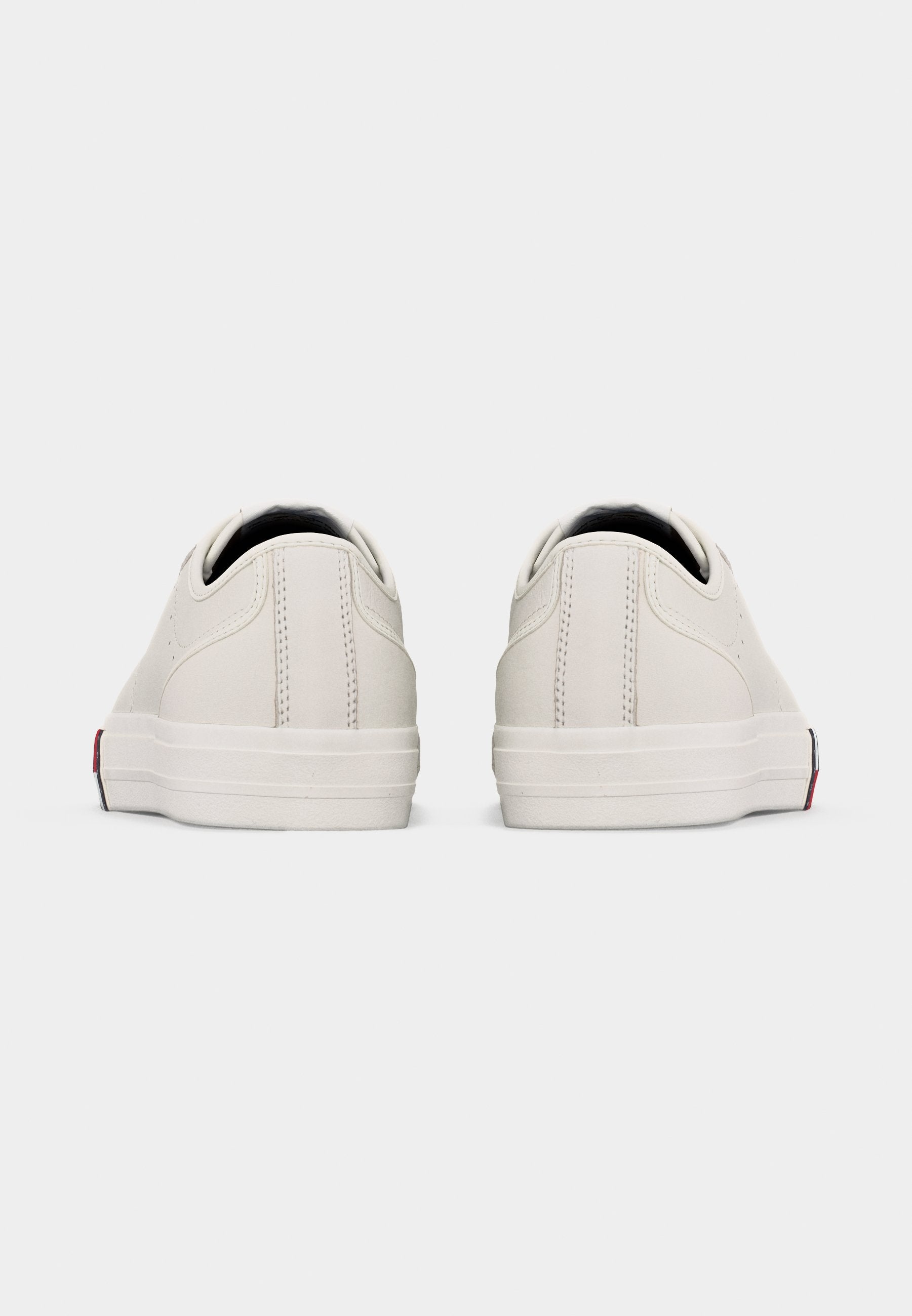 Tommy Jeans ARCHIVE FLAG STRIPE LEATHER TRAINERS