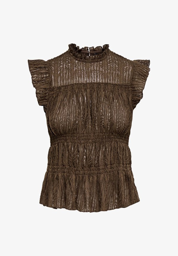 ONLY ONLSHAILA - Blouse - chocolate martini