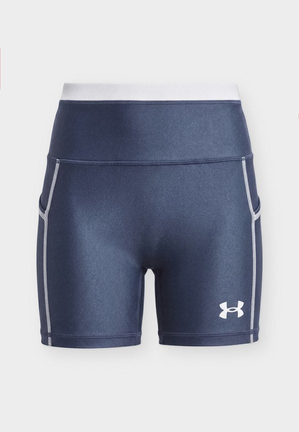 Under Armour HEATGEAR - Leggings - downpour gray/white