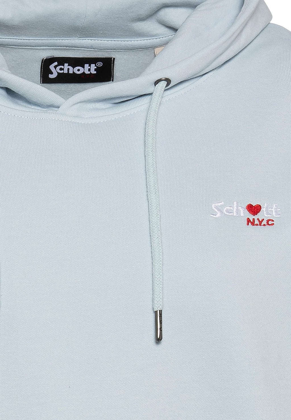 Schott SWEATSHIRT À CAPUCHE AVEC BRODERIE CUR