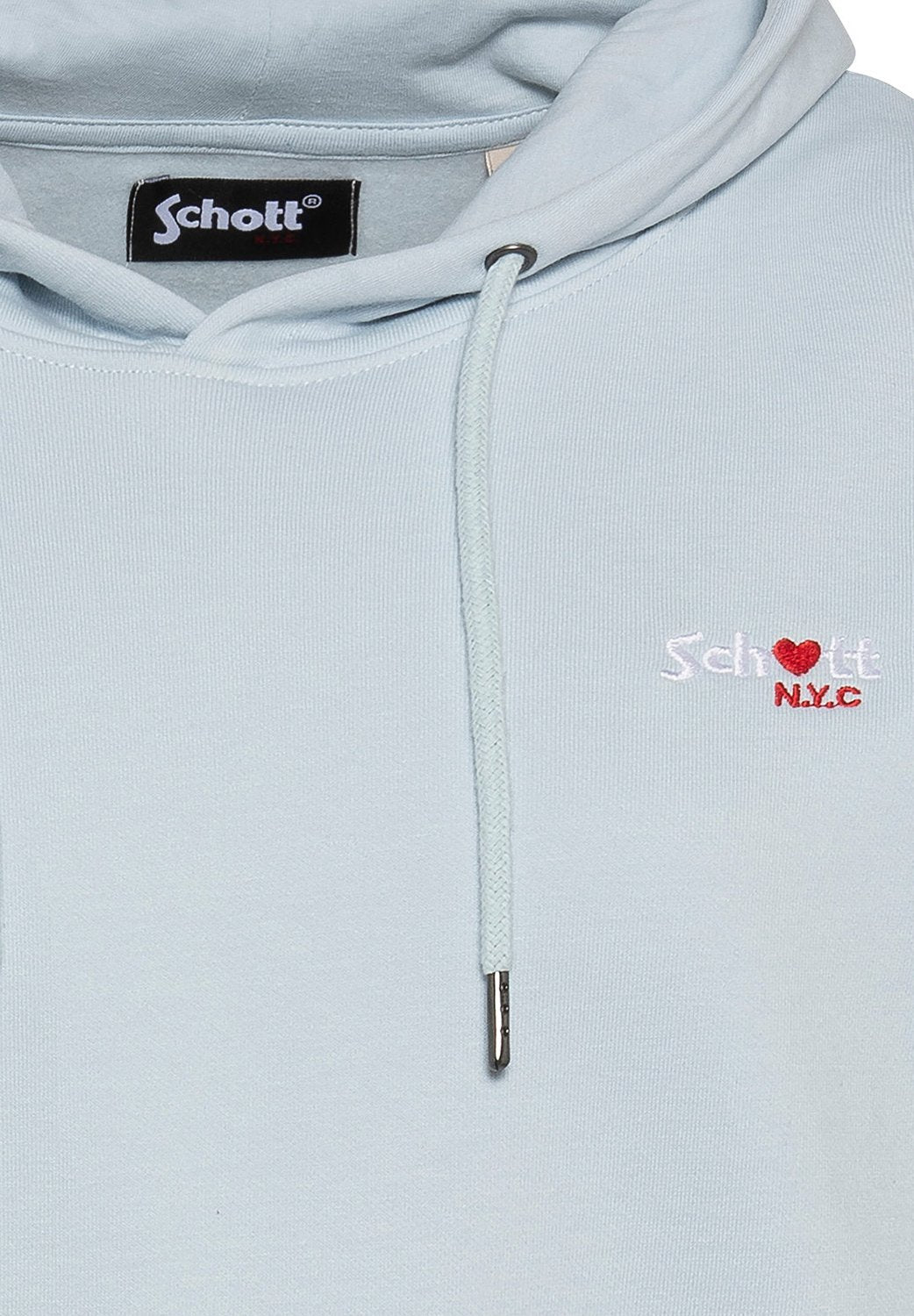 Schott SWEATSHIRT À CAPUCHE AVEC BRODERIE CUR