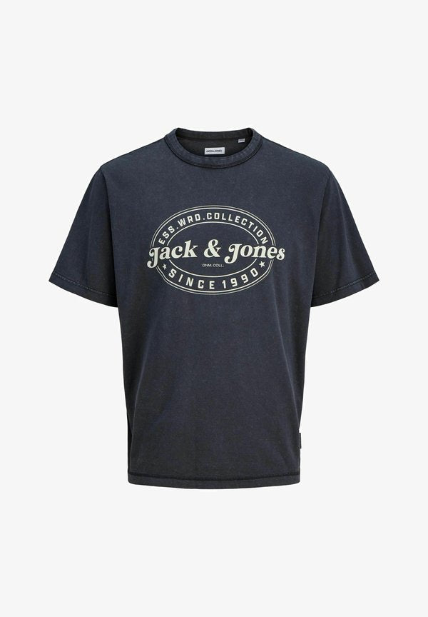 Jack & Jones Logo - Print T-shirt - black