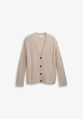 TOM TAILOR Cardigan - soft taupe melange
