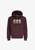 Jack & Jones HOODIE LOGO HOODIE - Hoodie - fudge