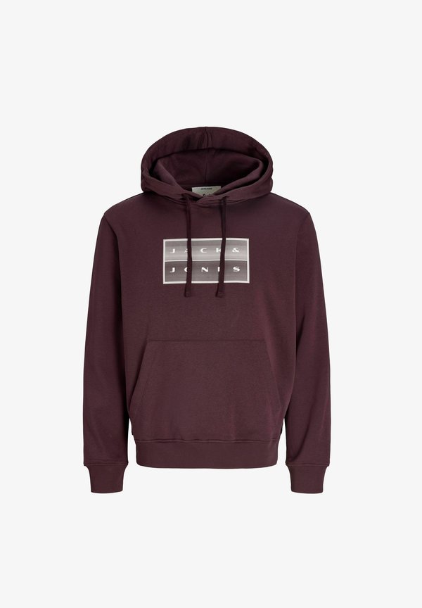Jack & Jones HOODIE LOGO HOODIE - Hoodie - fudge