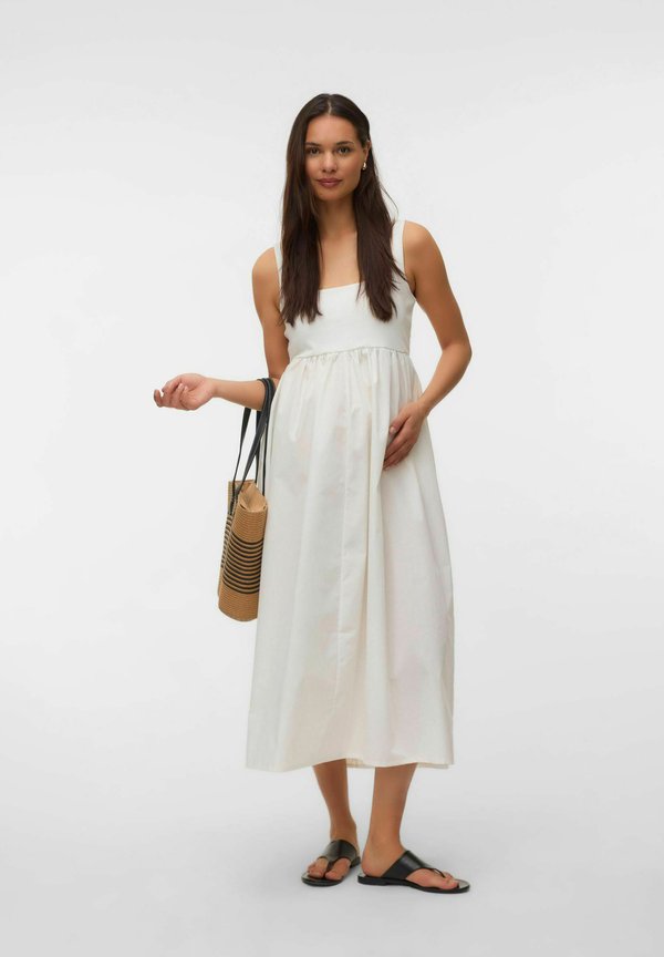 Vero Moda DRESS VMMANE MATERNITY DRESS - Day dress - cloud dancer