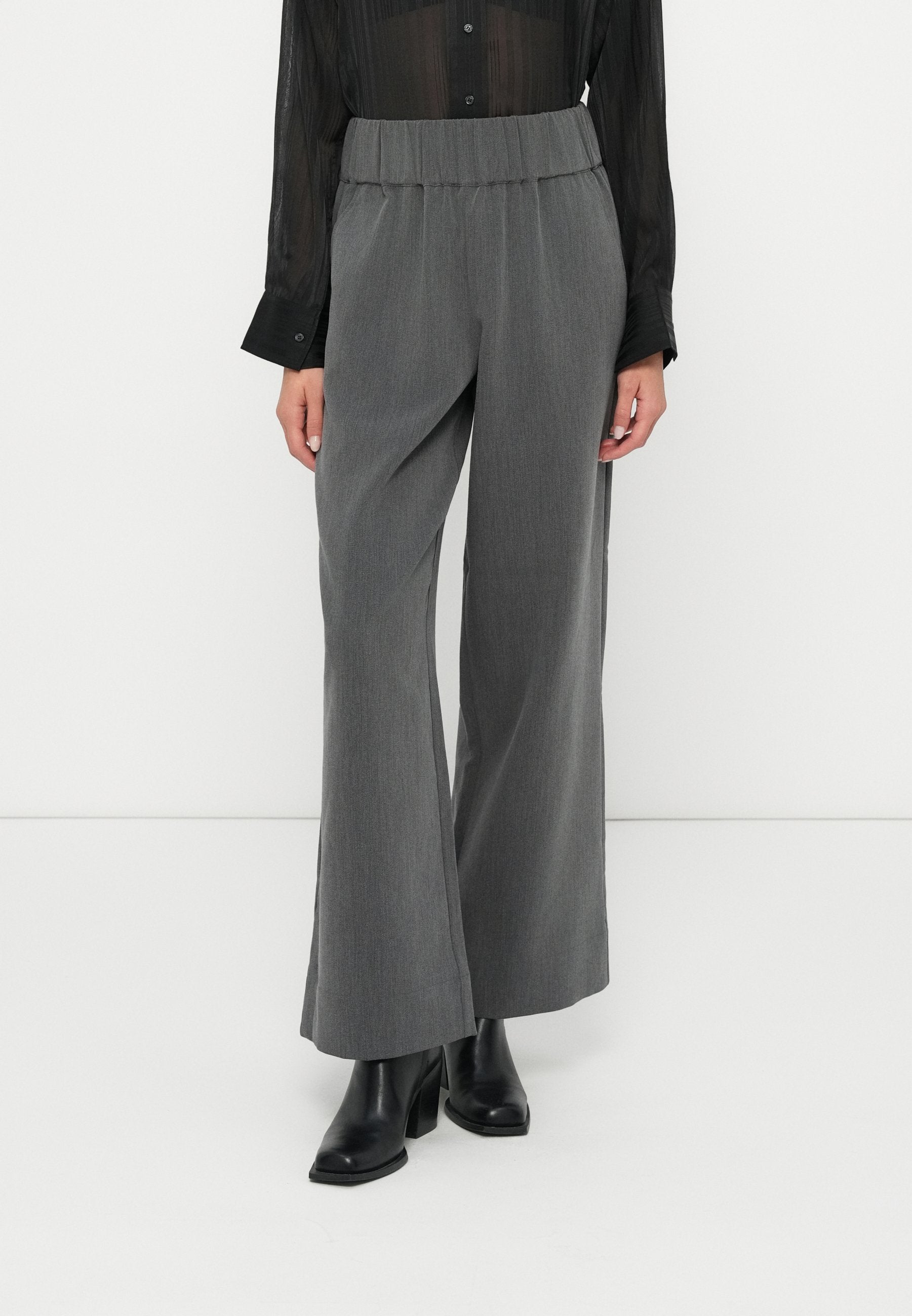 Selected Wide-leg mid waist