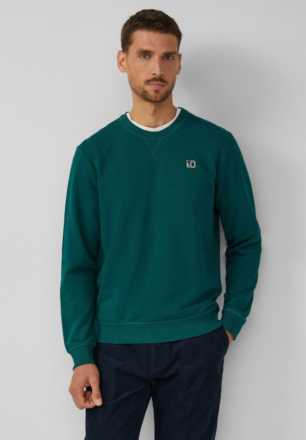 s.Oliver Sweatshirt - tannengrün