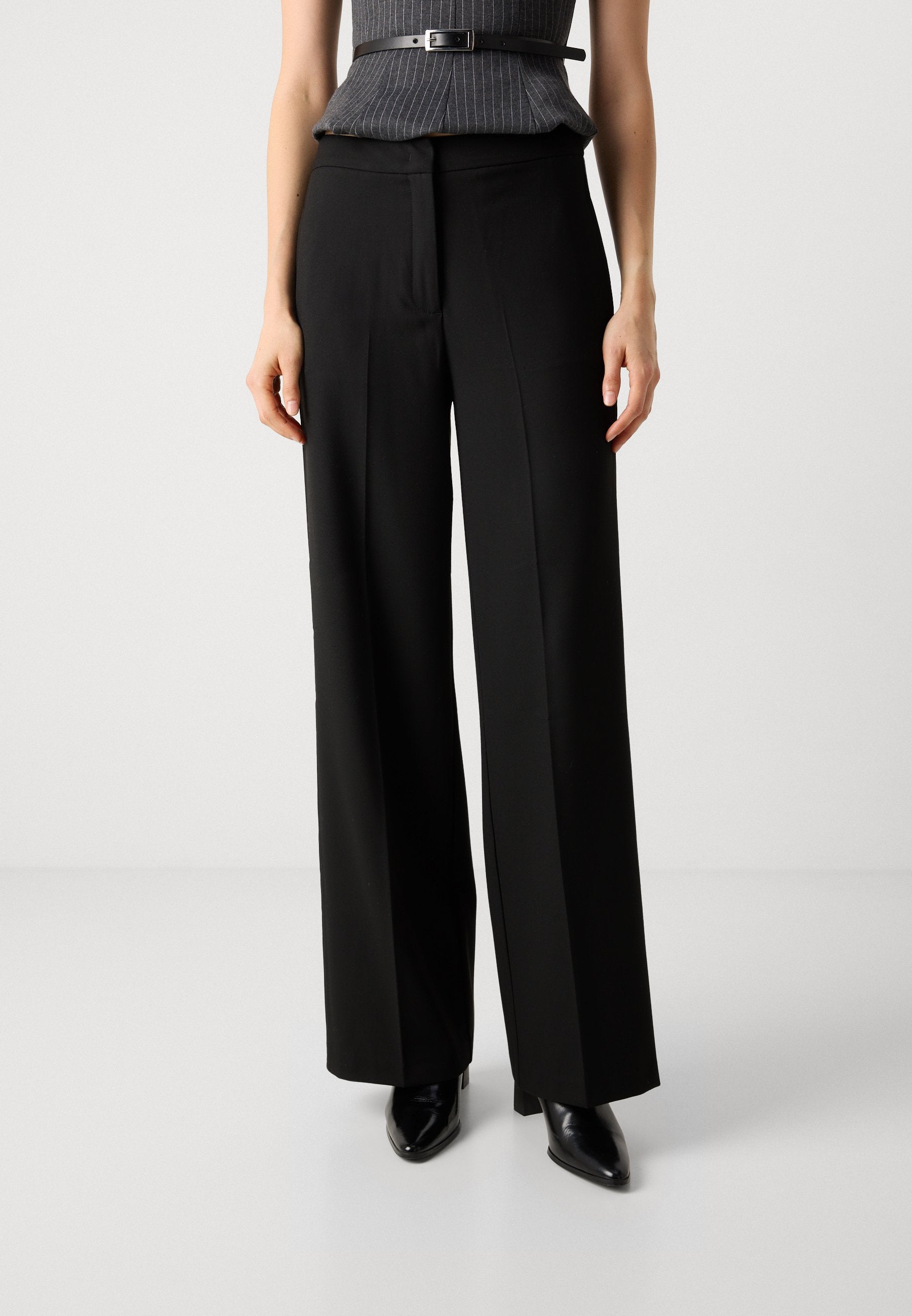 Marc O'Polo PANTS LONG LEG CULOTTE FITTED AT WAIST WAISTBAND ZIP FLY