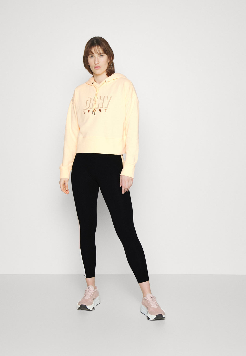 DKNY HIGH WAIST 7/8 COLORBLOCK LEGGING