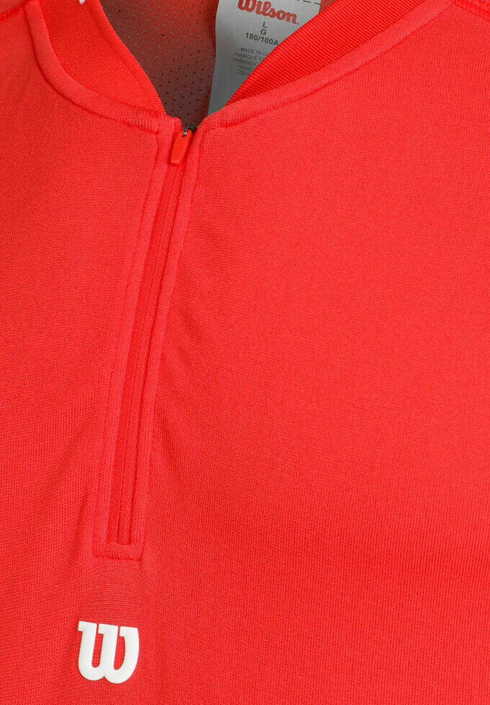 Wilson PLAYERS SEAMLESS ZIP HENLEY