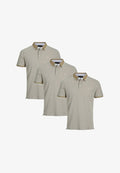 Jack & Jones 3ER PACK  - Polo shirt - crockery