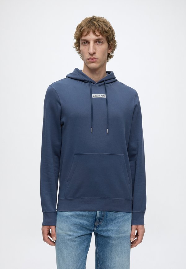 Calvin Klein HOODIE - Hoodie - dark denim